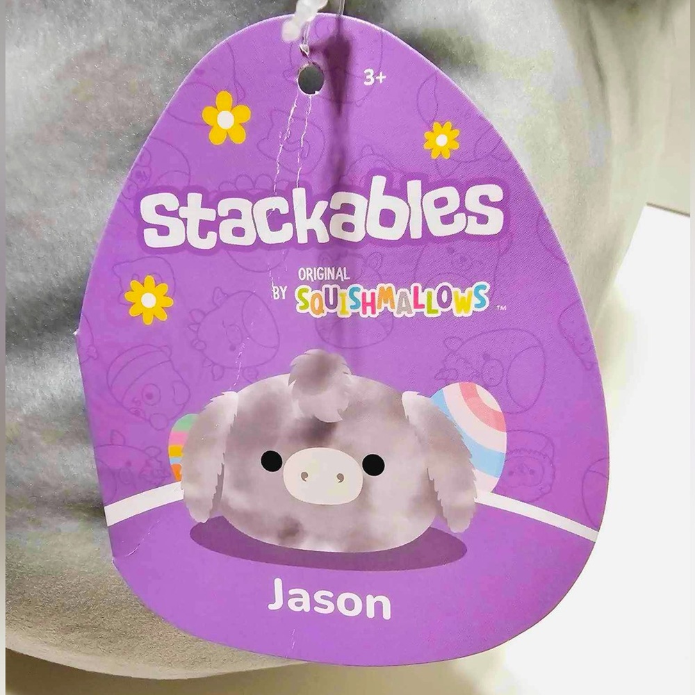Jason - Stackables By Squishmallows - 12 Inch Easter Edition - Picture 6 of 8